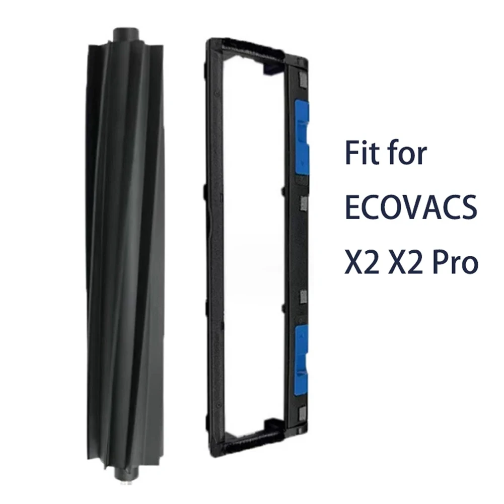 Main Brush Back Cover For ECOVACS For DEEBOT X2 For OMNI P/ro Robot Vacuum Cleaner Replacement Part Black Plastic Accessory