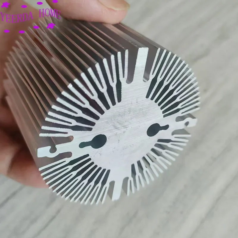 

Solid aluminum sunflower rod bar High power aluminum radiator Base plate Outer diameter 65mm Radiator DIY