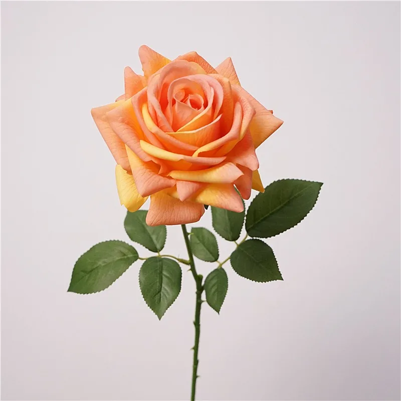 5Pc Moisturizing Real Touch Rose Flowers Artificial Mariage Decor Rose Bouquet Wedding Event Party Flower Arrangement Home Flore