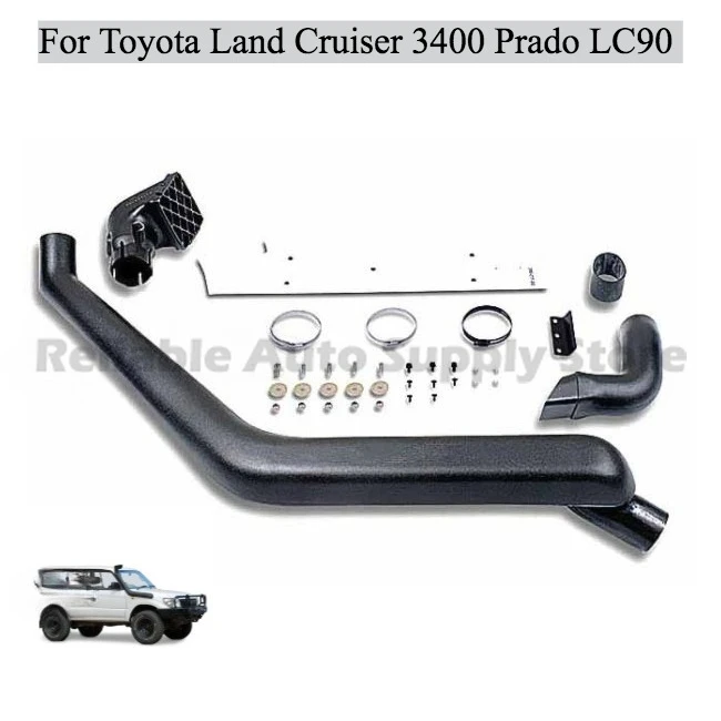 

Suitable for Toyota Land Cruiser 3400 Prado LC90 Water Wading Kit Off-Road Snorkel Kit with Air Intake Hose, Engine Protection