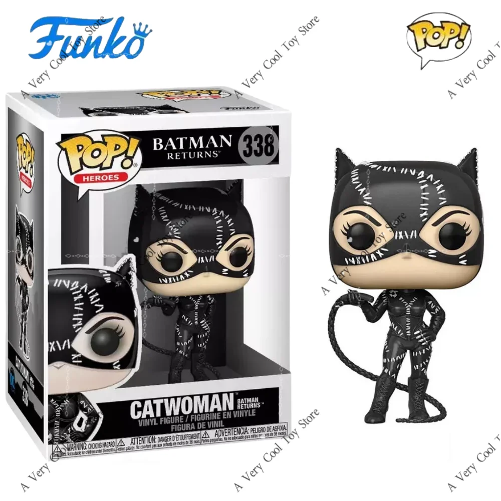 Batman Returns Figures Catwoman 338 Funko Pop Vinyl Figure DC Comics Limited Edition Figurine Collect Decoration Model Toy Gift - Image 3