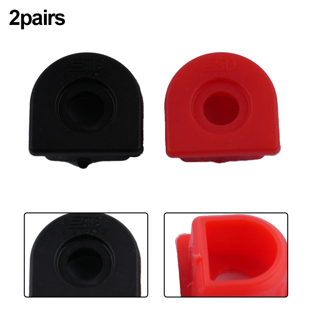 Brand New Duable High Quality Particular Cap Dust-proof Waterproof Accessories Cable Inserts RED&BLACK Connectors