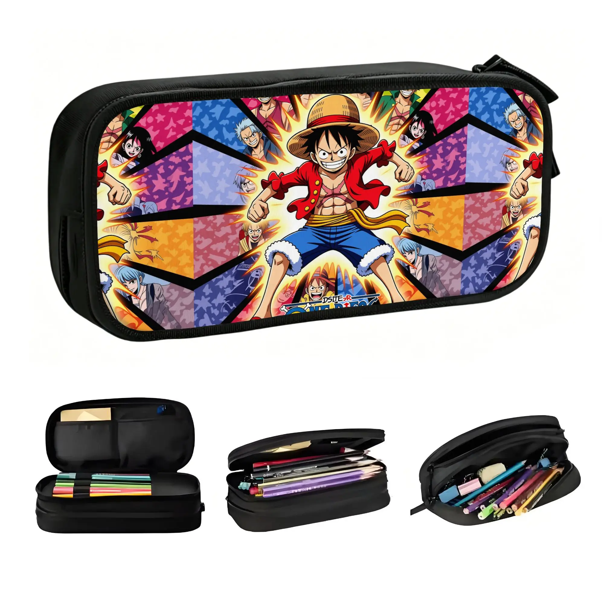 Nami One Piece Luffy Roronoa Zoro Pencil Case for Boy Girl Usopp