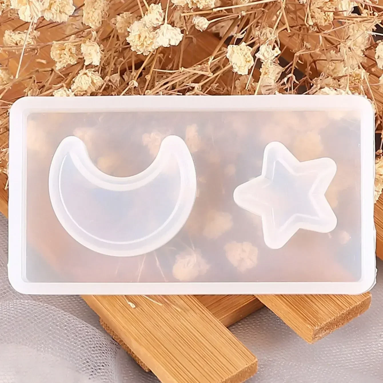 1pc-Stern Mond Schmuck Silikon Form Harz Epoxy DIY Handy Dekoration Schmuck Werkzeuge Kristall Form