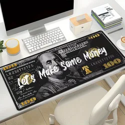 Gaming Laptop Dollar Printing Desk Mat Wrist Pad Mouse Pc Accessories Table Pads Deskmat Gamer Cabinet Keyboard Keycaps Mausepad