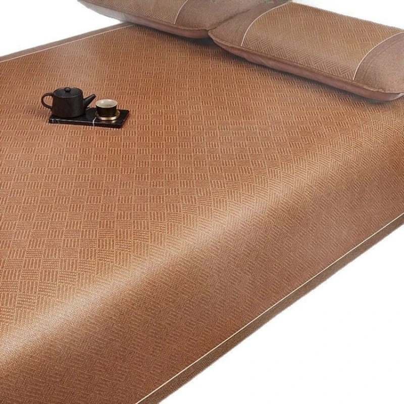 

Коврик из ротанга, новый натуральный полынь, двусторонний летний коврик из ледяного шелка, домашний складной летний коврик