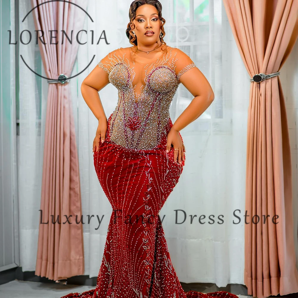 Luxury Diamond Prom Dresses 2025 Glitter Mermaid Bodycon Evening Party Gowns Customized Sleeveless Rhinestone vestidos formais