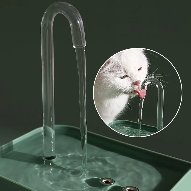 Fontaine à Eau pour Animaux Domestiques, Filtre existent, Abreuvoir Silencieux Électrique USB, Filles pour Chat, Distributeur d\'Eau RecirBMO