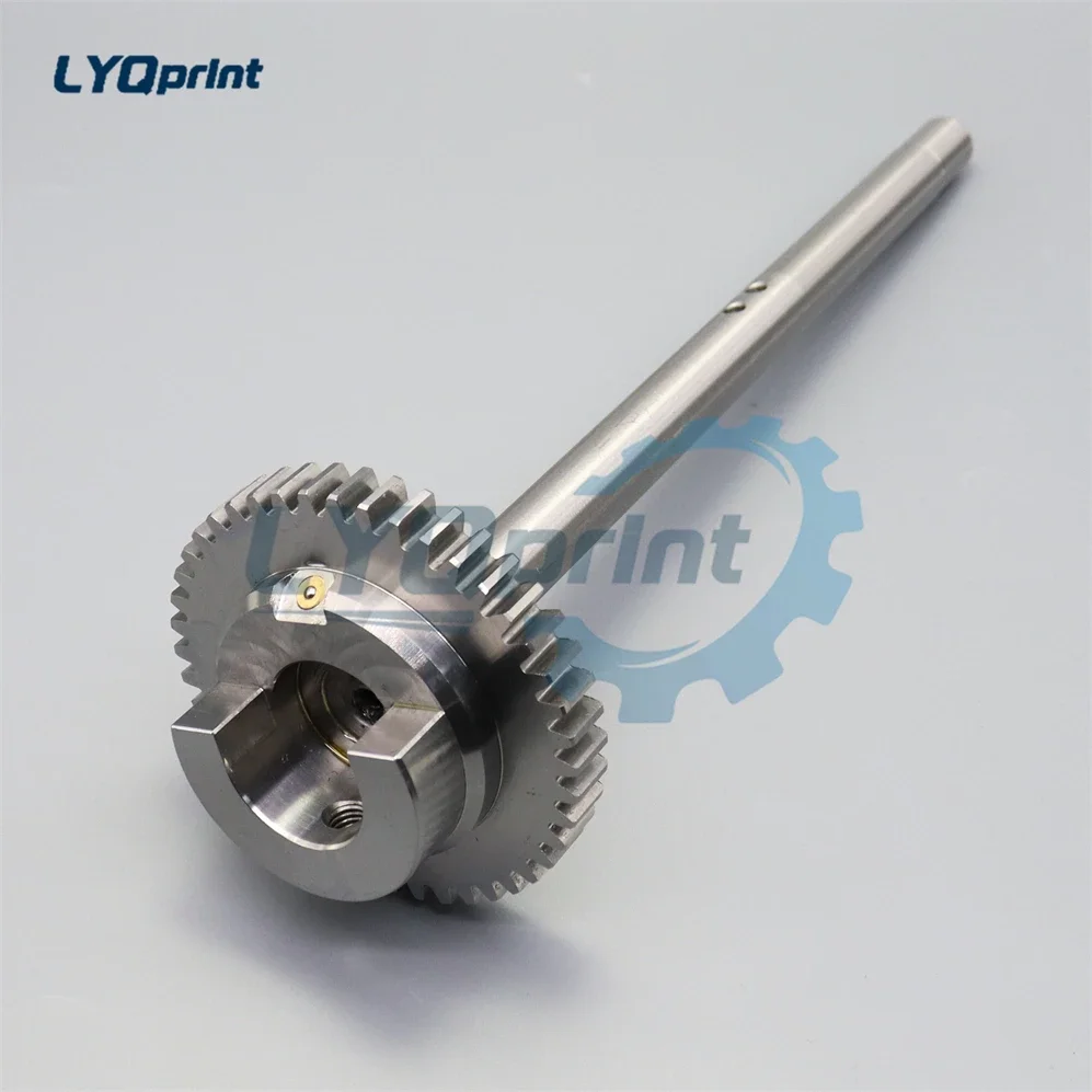 Exquisite Best Quality G2.030.201 Double Hole Stainless Steel Gear Shaft For Heidelberg Spare Parts