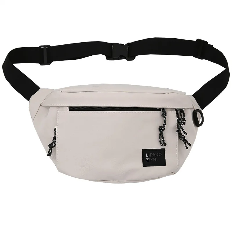 

Women's Multifunctional Mobile Phone Fanny Packs Outdoor Running Sports Day Tie Canvas Chest Pack Men Tide Brand Crossbody Bags