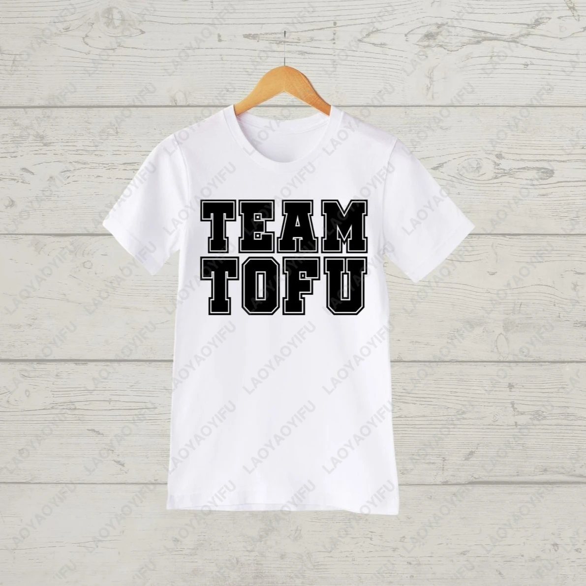 Team Tofu T-shirt Funny Vegan Lovers Vegetarianism Tshirt Casual Fashion Loose Harajuku Summer Cotton Short Sleeve Unisex Tees