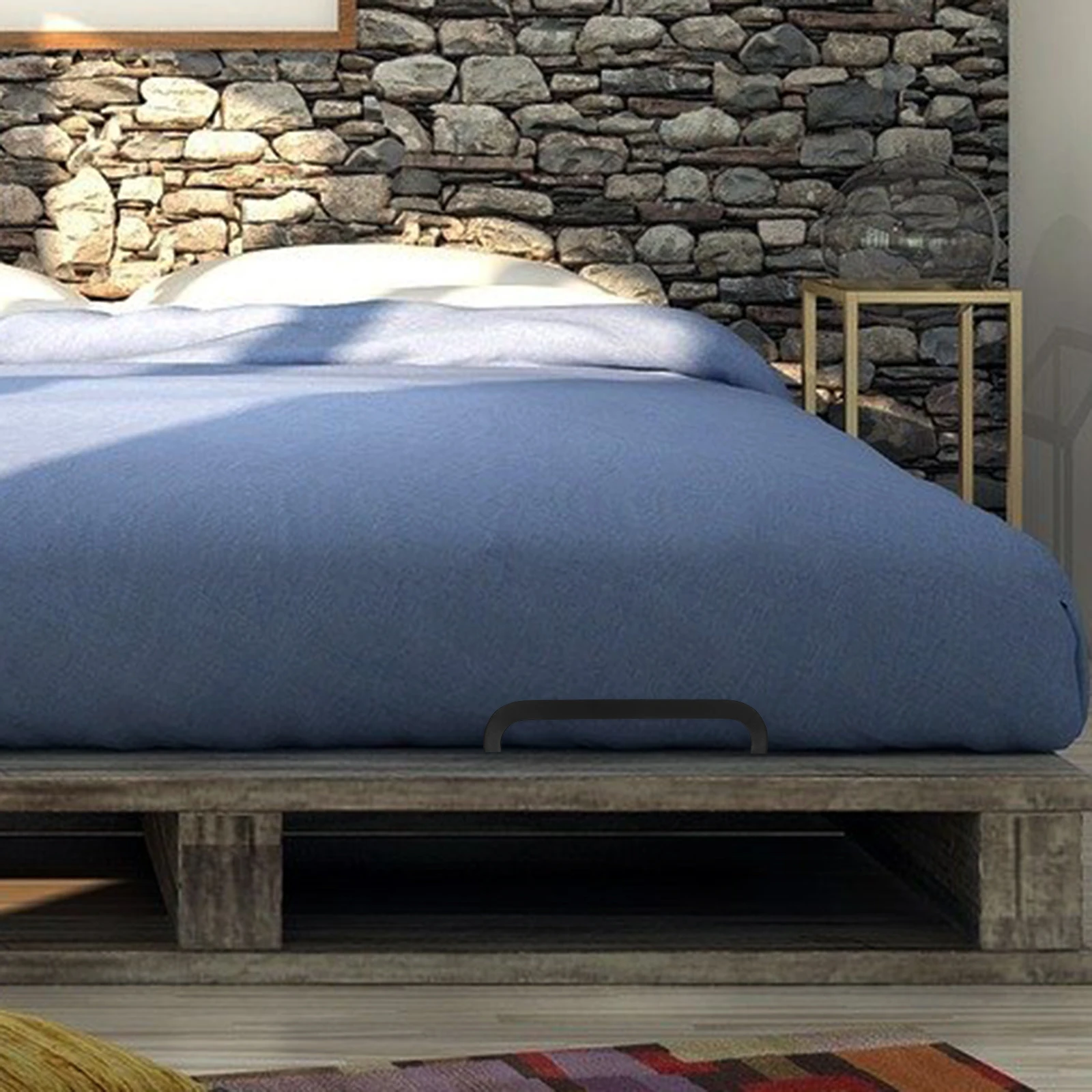 

Anti-Slip Mattress Baffle Metal Retainer Bar Bed Frame Slide Stopper Non-Slip Gripper For Bedding Stability Mattress