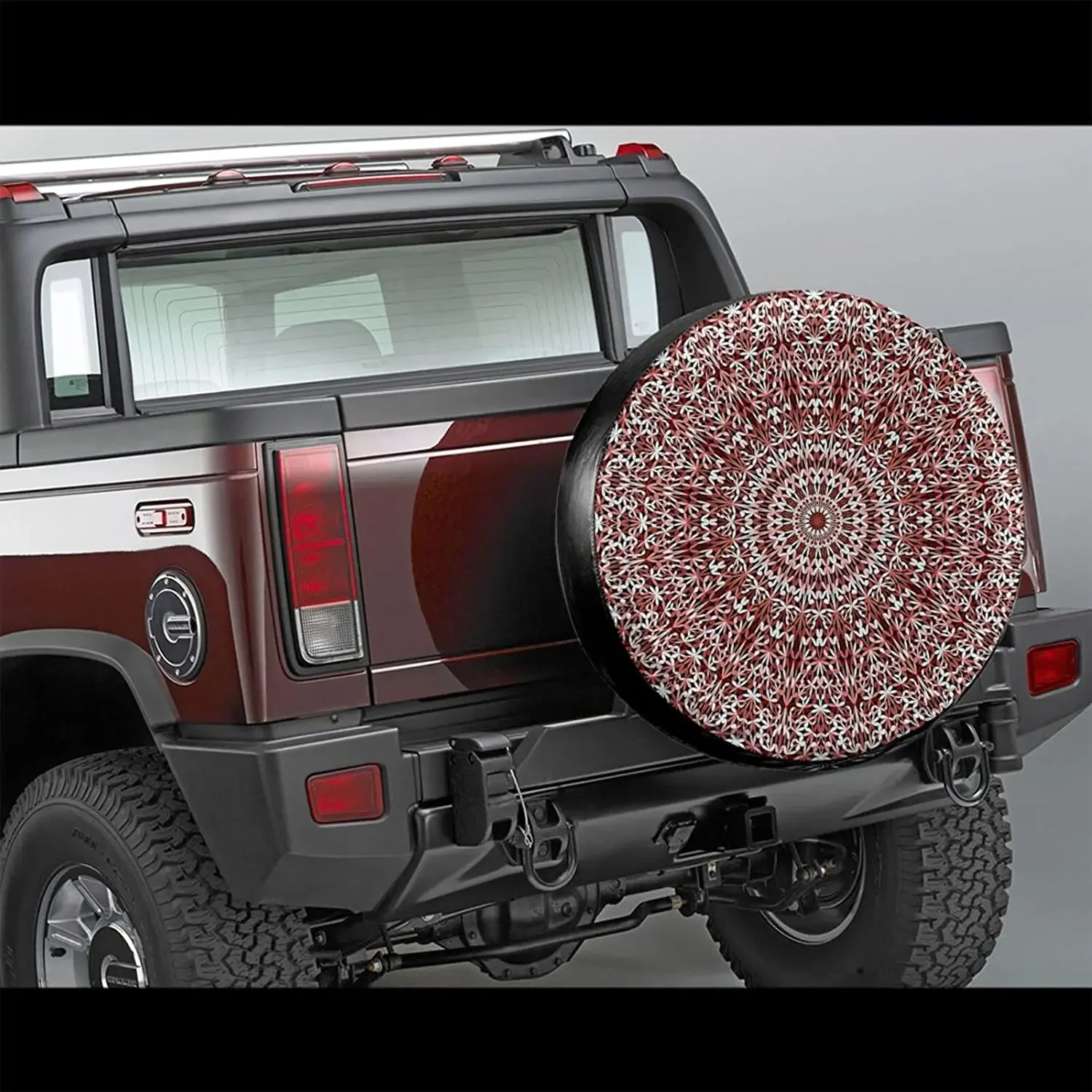 Spare Tire Cover Universal Tires Cover Kaleidoscope Mandala Car Tire Cover Wheel Weatherproof and Dust-Proof UV Sun Tire