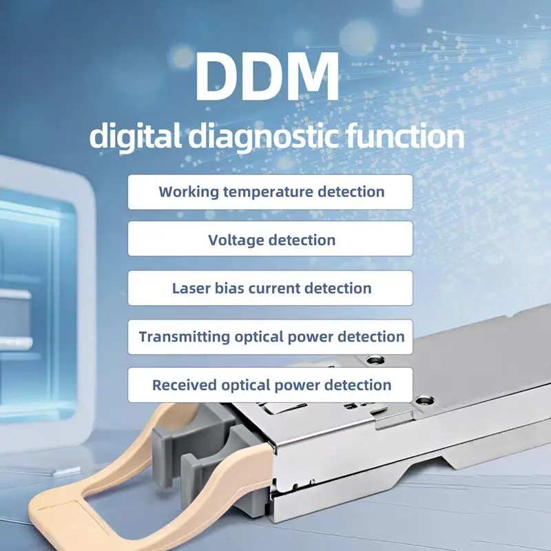 KEXINT MMA4Z00-NS400 Compatible 400G OSFP 50m MPO-12/APC Módulo Transceptor Óptico InfiniBand