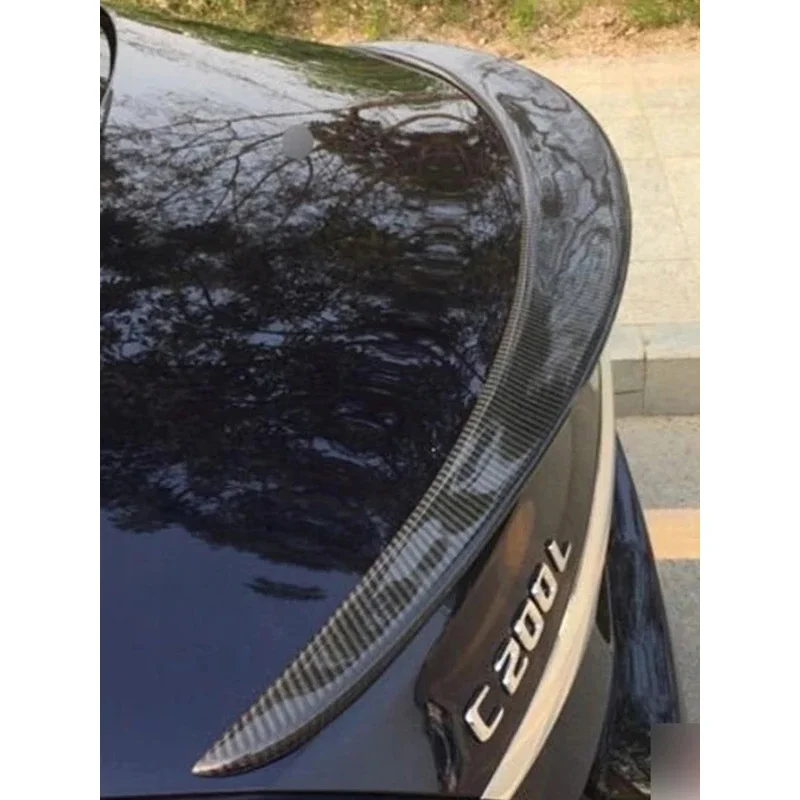 

For Mercedes Benz C Class W205 Carbon Fiber Spoiler Shunt Tail fins Retrofit the Duckbill rear wing Car Accessorie Body Kit