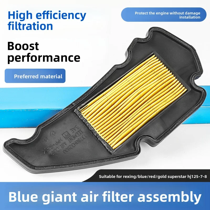 

1PC High Filtration Air Filter for Suzuki Blue Star HJ125T-8, Durable Air Cleaner Replacement for 125cc Scooter.