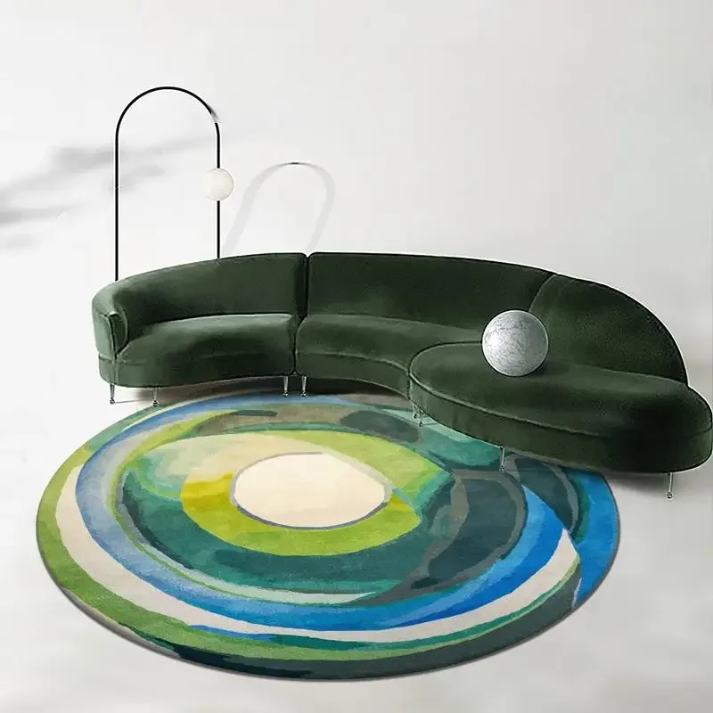 

Round Carpet – Non-Slip, Machine-Washable Rug for Living Room, Bedroom & Entryway, Soft Home Decor Mat