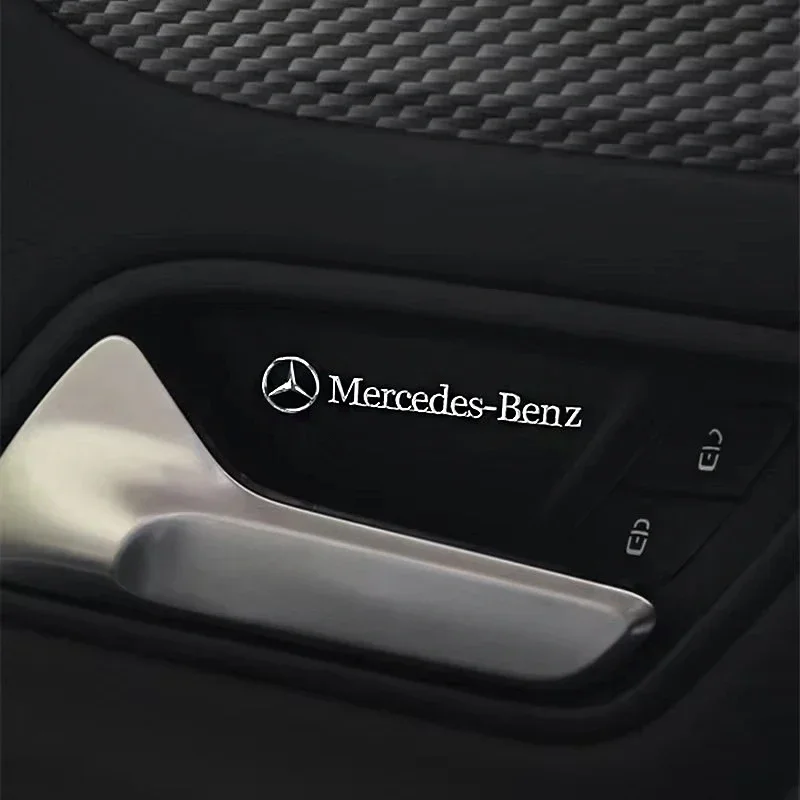 3D Metal emblem Auto Decor Decals Car Window Wiper Stickers For Mercedes Benz AMG W212 W204 W211W168 W213 W205 W210 W124