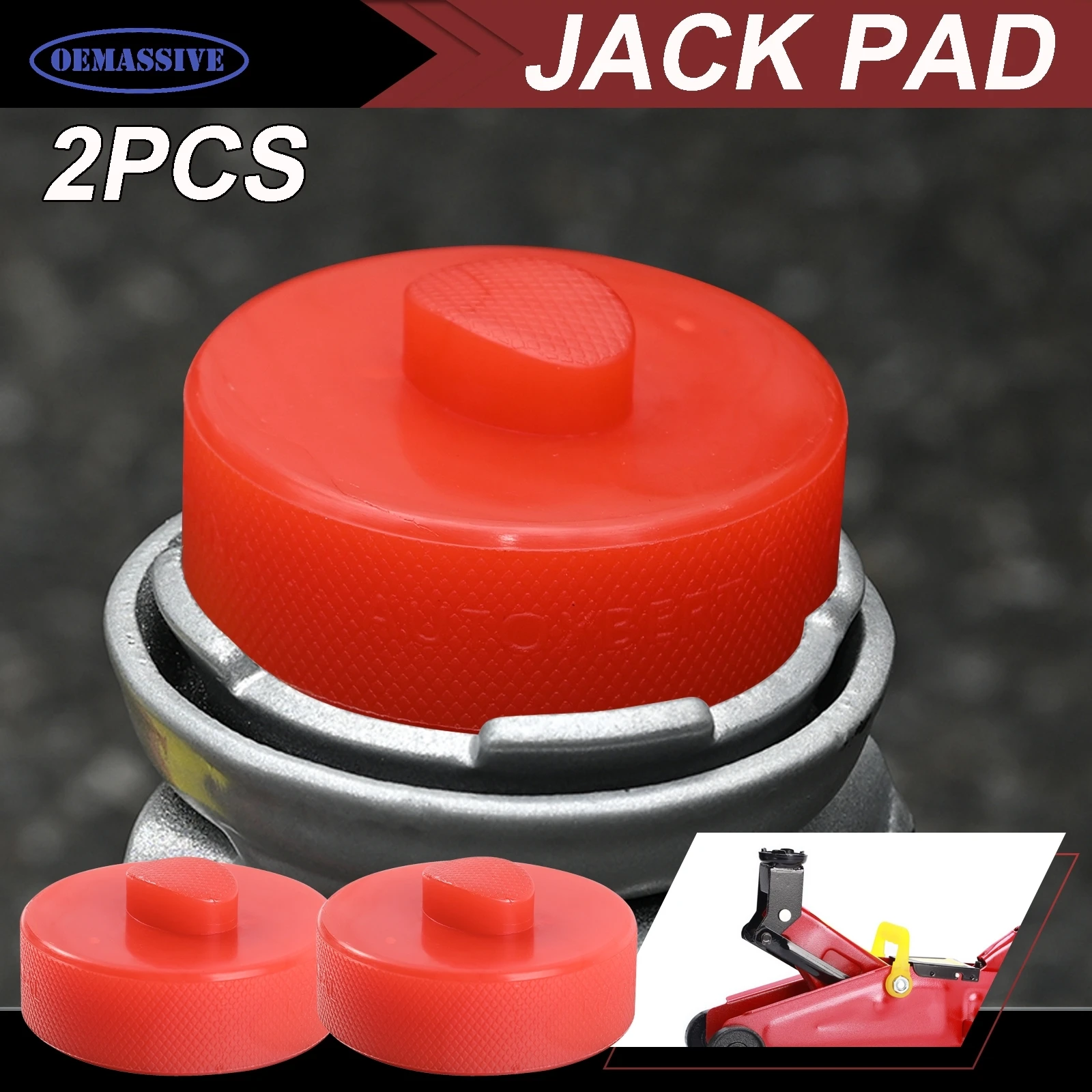 2Pcs Jack Pad Anti-Slip Adapter Support Block Jacking Points Polyethylene Lift Tool For Porsche 911 964 997 991 Cayman Boxster