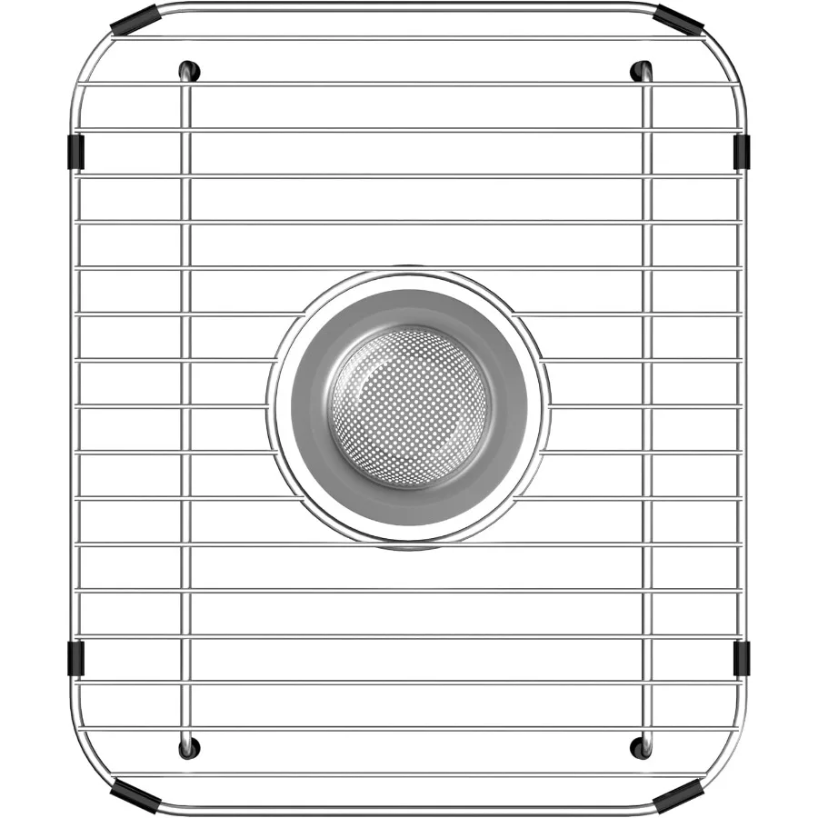

Sink RackSink Protectors for Kitchen Sink 11.5" x 13.8" Stainless Steel Sink Grid for Bm of Sink Metal Sink Grate with Strainer