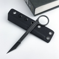 EDC Fixed Blade Neck Knife Outdoor Combat Pocket Knife With Kydex Sheath For Hunting Camping Cutter Tools Mini Keychain Knives