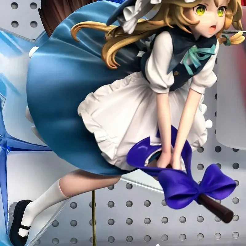 28cm Touhou Project Kirisame Marisa Magical Girl Anime Figure, Statue Collectible Desktop Ornament Toy Gift