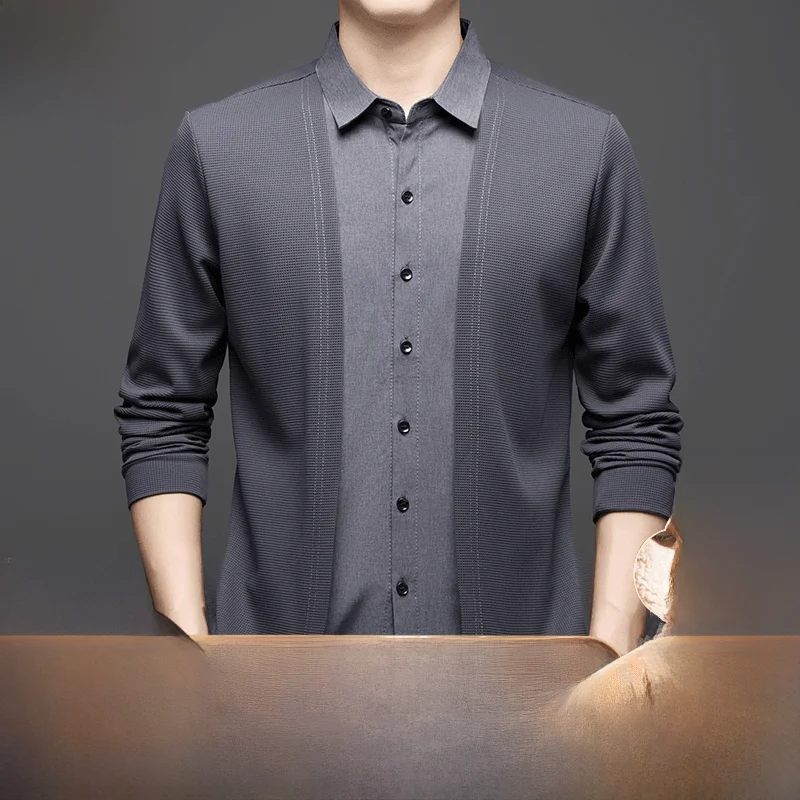 

Pierre Cardin Luxury Men's Woolen Open Cardigan Casual Busin Sle Autumn Winter New Faion Mid-aged Knitted Sweater