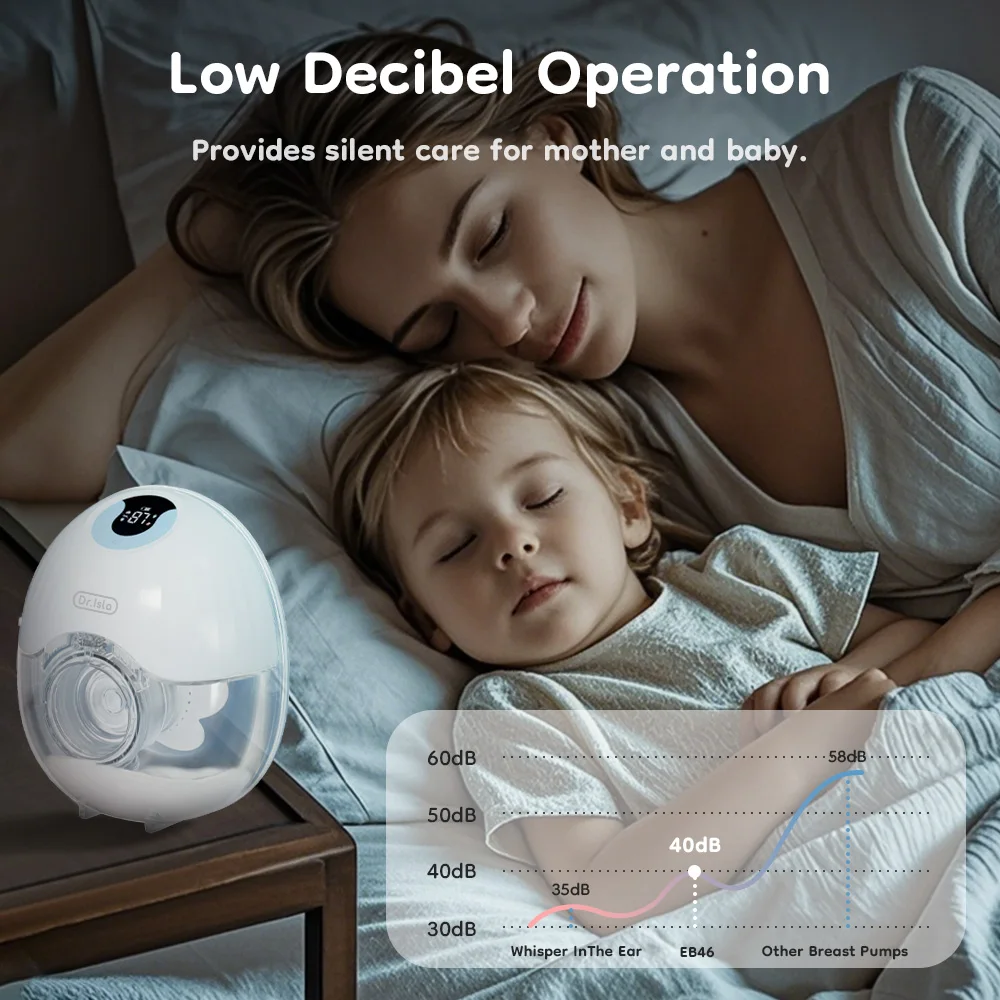 مضخة الثدي الكهربائية التي يمكن ارتداؤها بدون استخدام اليدين، مضخة الثدي الأوتوماتيكية الكاملة، آلة حليب الثدي، مستلزمات الأم والطفل #4