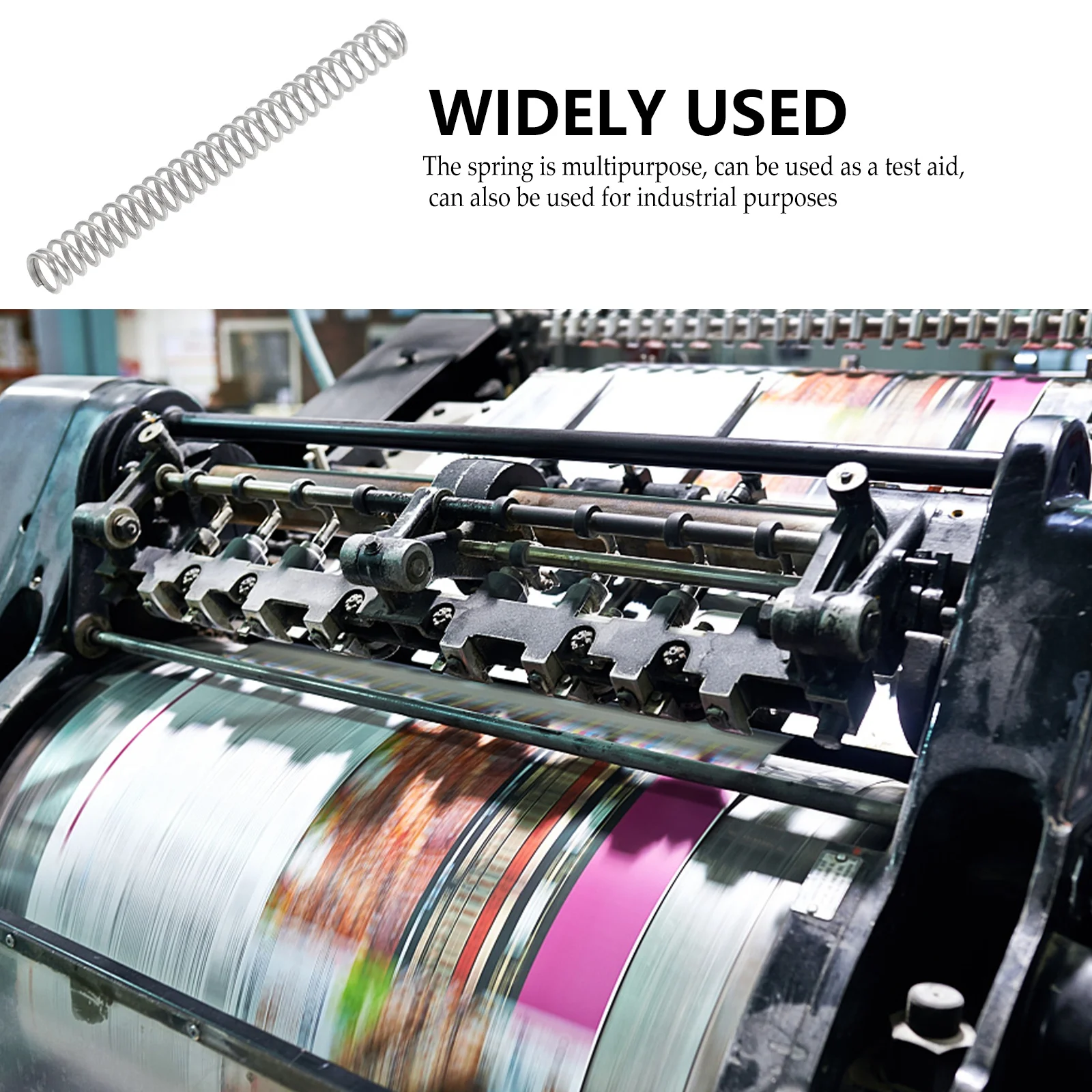 Round Wire Coil Spring Useful Spiral Retractable Stainless Steel Telescopic Practical