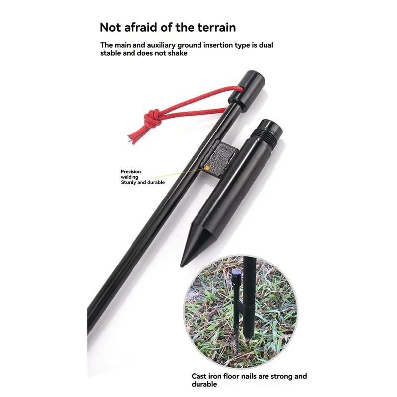 

XSXS-Camping Lantern Stand Camping Lantern Lamp Bracket Outdoor Light Holder Camping Tent Light Mount