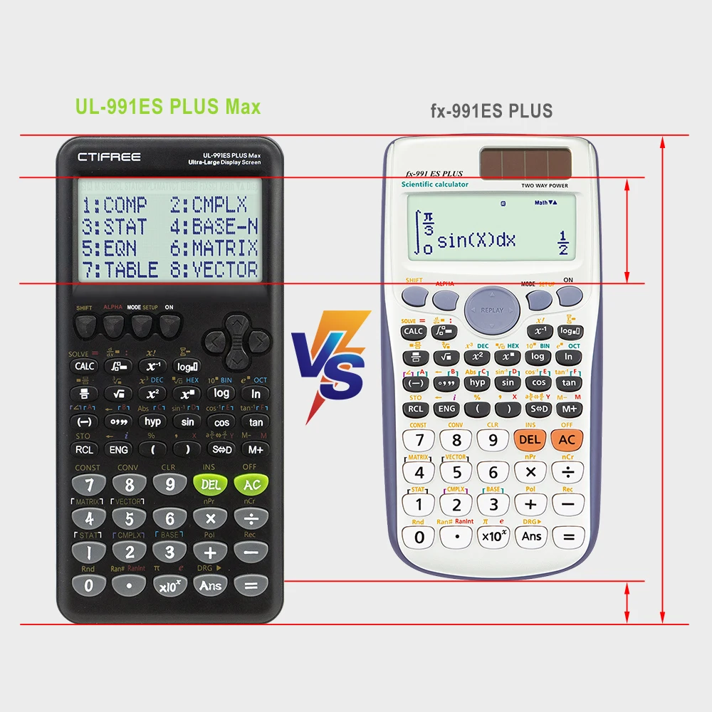 arge screen scientific function calculator -417 multifunctional designed for students' exams, economical packaging, high-end