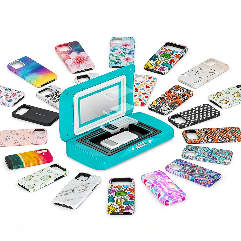 Full Coverage 3D Vacuum Sublimation Heat Press Transfer Machine DIY Phone Cover Case Printer for Mobile Phone Shop