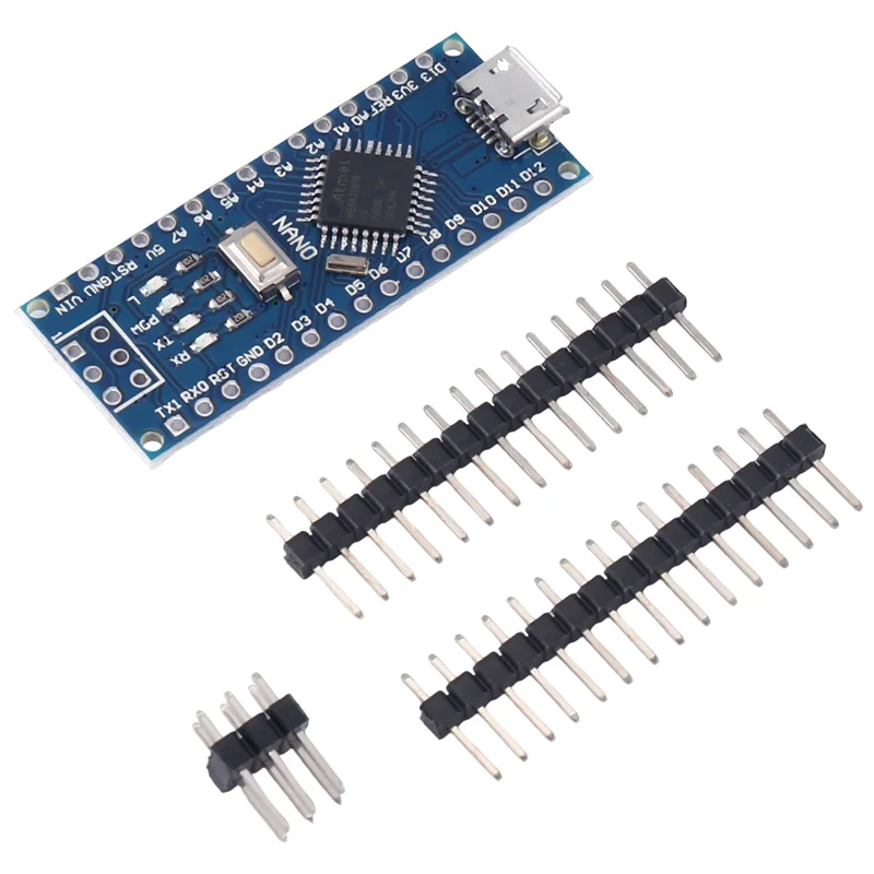 ABVO-10Pcs Nano 3.0 مع وحدة تحكم نانو متوافقة مع أداة تحميل التشغيل لسائق Arduino CH340 16Mhz ATMEGA328P