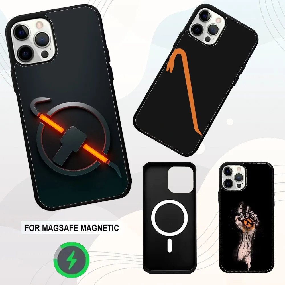 

H-Half L-Life 2 Game Phone Case For iPhone 16e,16,15,14,13,12,11,Plus,Pro,Max,Mini Magsafe Magnetic Wireless Charging