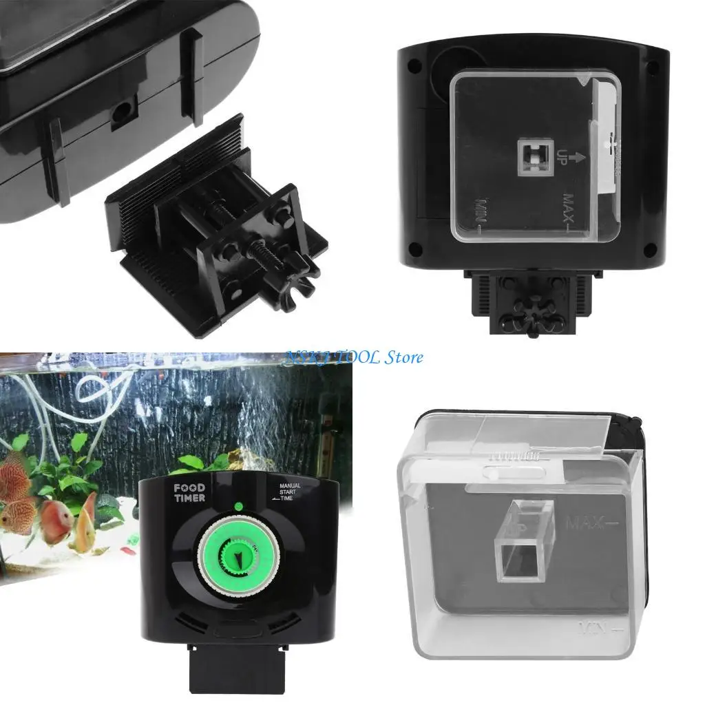 

L8RC Автоматическая кормушка для рыбы Таймер Кормушка для рыбы Диспенсер для корма для рыбы на батарейках