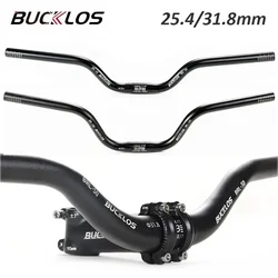 BUCKLOS MTB Handlebar Bike M Handlebar 25.4mm BMX Bicycle Riser Bar 31.8*720/780mm Mountain Bike Handle Bar for Brompton