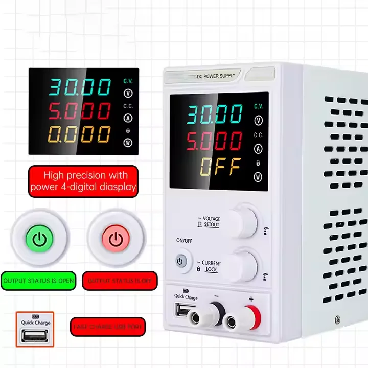 Adjustable 4-Bit Programmable Switching Power Supply 220V Input 60V Output Voltage 5A Current for Laboratories for Industry