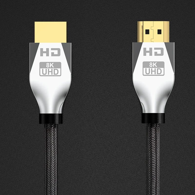 Cable compatible con HDMI 2,1, 8K, Anmck, 8K @ 60hz, 4K @ 120hz, compatible con ARC 3D, HDR Ultra HD, para interruptor divisor, PS4, TV Box, proyector