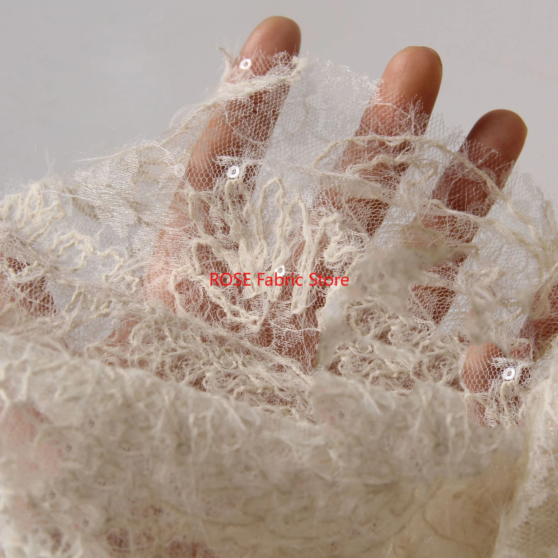

1 ярд мягкая кружевная сетчатая ткань с перьями для головного убора, платья, шитья своими руками, модная дизайнерская ткань с вышивкой