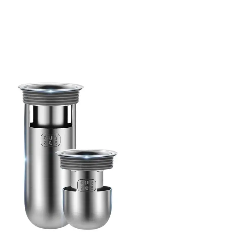 1pc Shower Floor Drain Backflow Preventer Sewer 304 Stainless Steel Toilet Sewer Filter For Bathroom Accessories