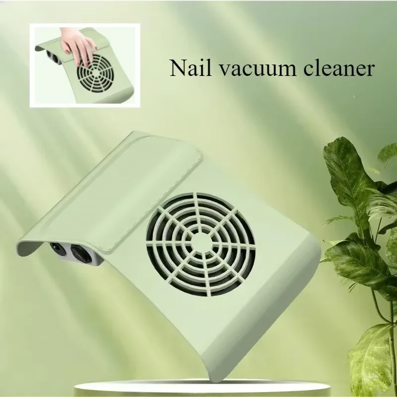 YIKOOLIN مجمع غبار الأظافر للأظافر الأكريليك آلة فراغ 80 واط قابل للتعديل منظف كهربائي مرشح الأظافر للتقليم