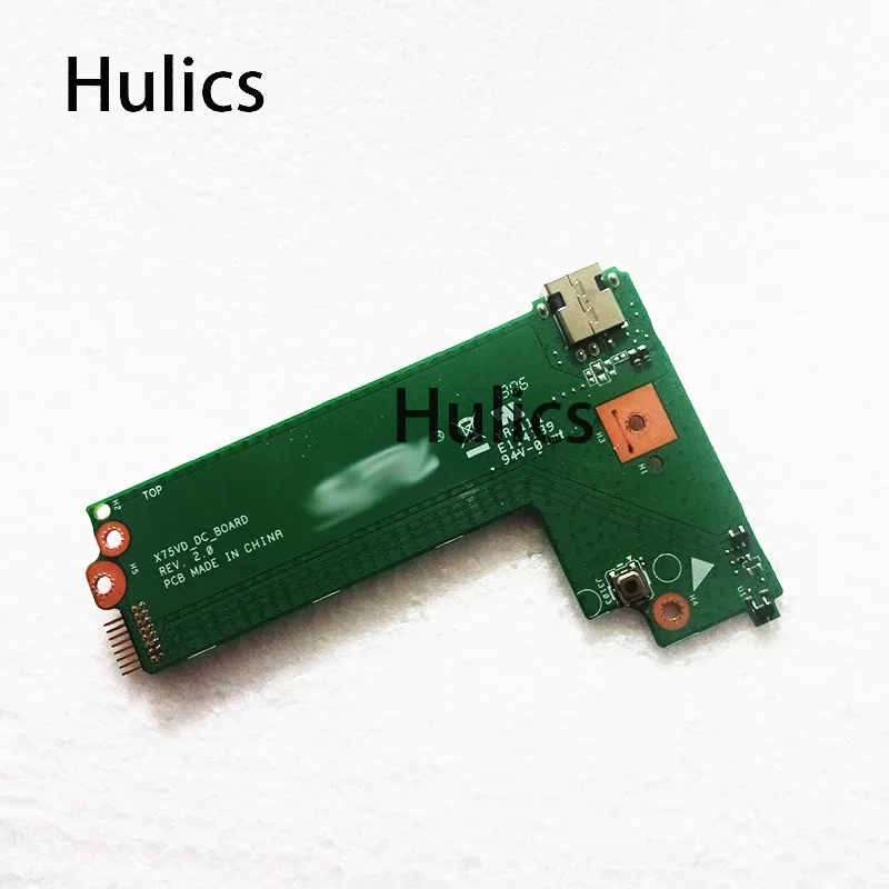 

Hulics Used DC For Asus X75A X75V X75VD Power Board Button Switch REV:2.0 60-NC0DC1000