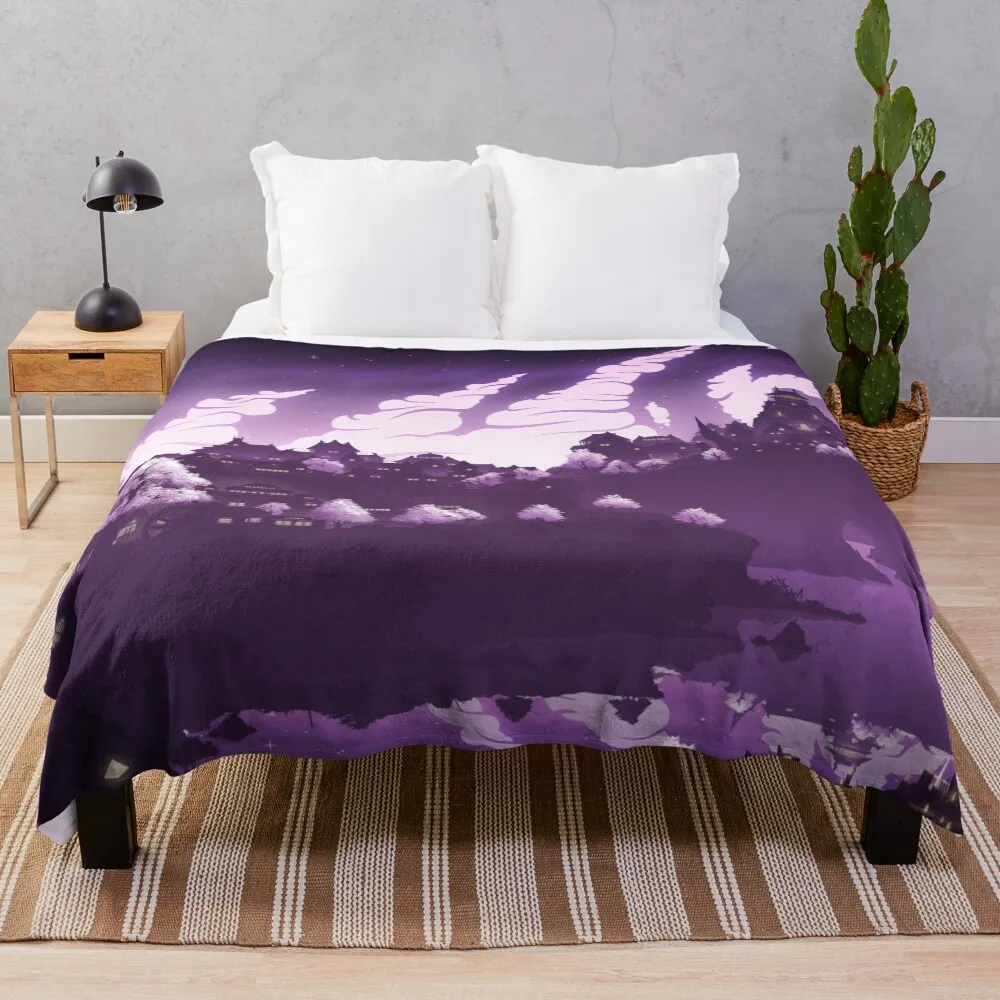 

Visions of Inazuma Throw Blanket
