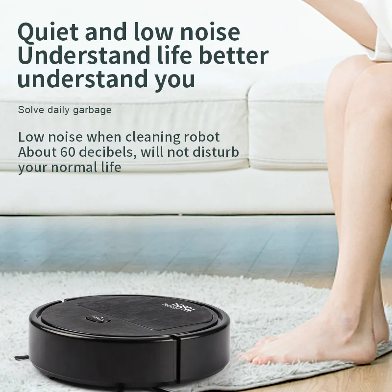 Robot vacuum Cleaner Vacuum Sweeping Mopping 3-in-1 Wireless Cleaning Machine Rechargeable Smart Sweeper Robot Home