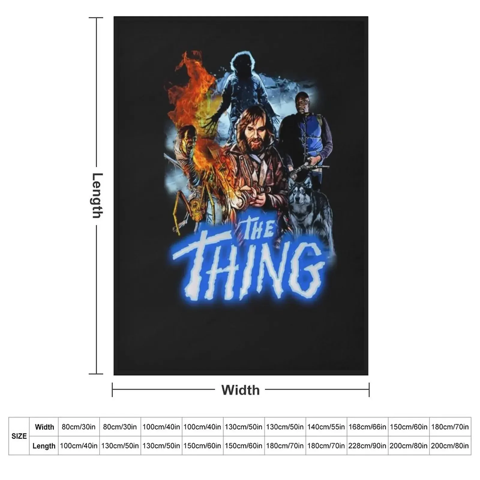 The Thing Carpenter the Thing Throw Blanket Blankets Sofas Of Decoration funny gift Sofa Summer Blankets