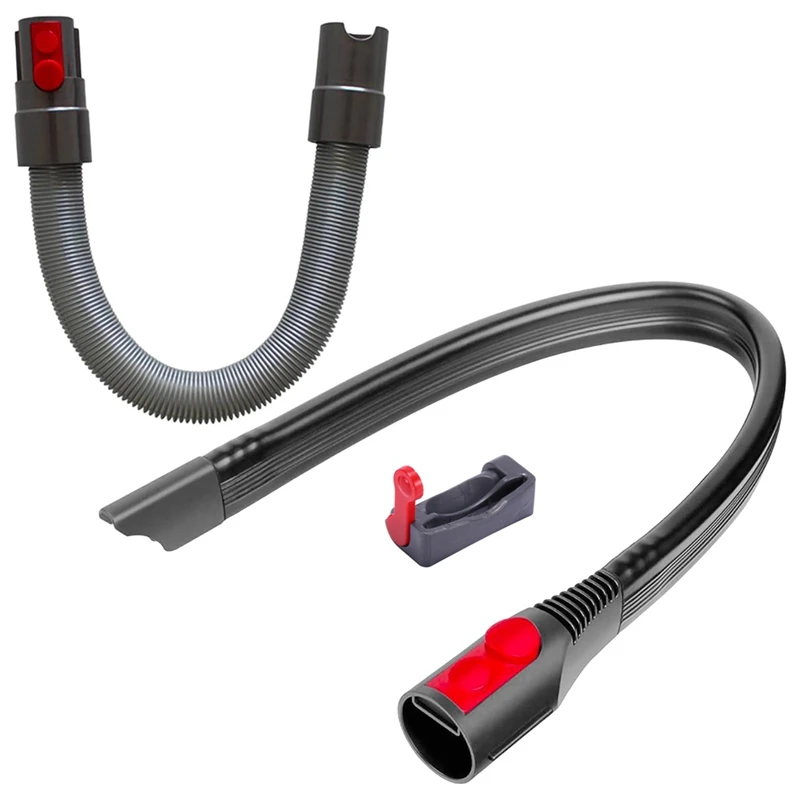 Kit de limpieza de coche con boquilla Flexible, manguera de extensión, plástico Gris, Compatible con Dyson V15, V11, V10, V8, V7
