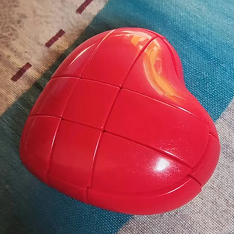 YJ Hartvormige Speed Cubes 3X3X3 Brain Teaser Educatief Puzzel Speelgoed Voor Kinderen Kinderen Geschenken Kubus Magique soiк рука