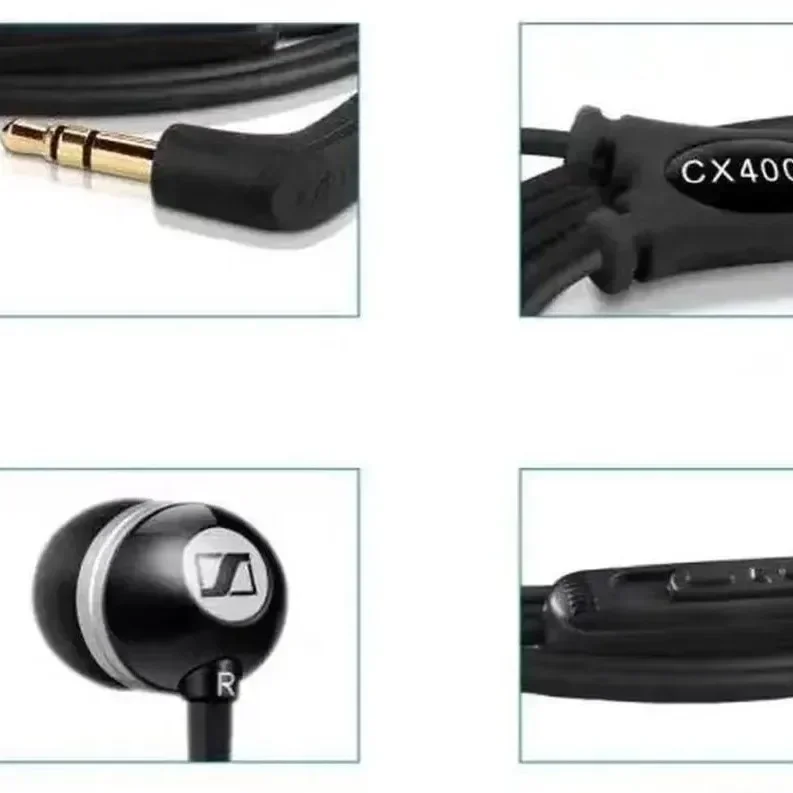 

Проводные стереонаушники Sennheiser CX400II 3,5 мм для iPhone/Samsung/XiaoMi, басовые наушники, спортивные наушники, прецизионные HIFI-наушники