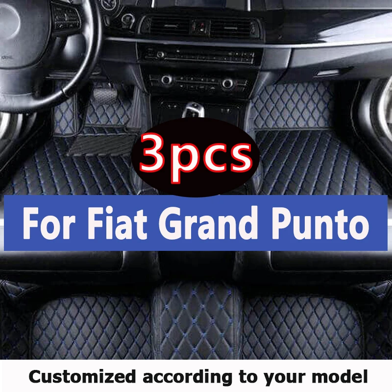 Car Floor Mats For Fiat Grand Punto Project 199 2005~2009 3door Tapetes Para Carro Alfombrillas Coche Car Mats Car Accessories