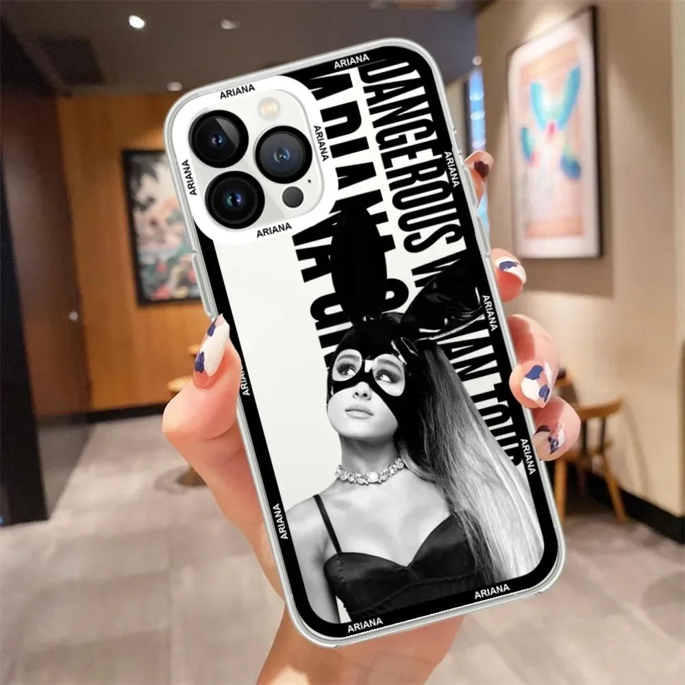 A-Ariana G-Grandes Phone Case For iPhone 13 14 12 11 Pro Max X XR XS Max